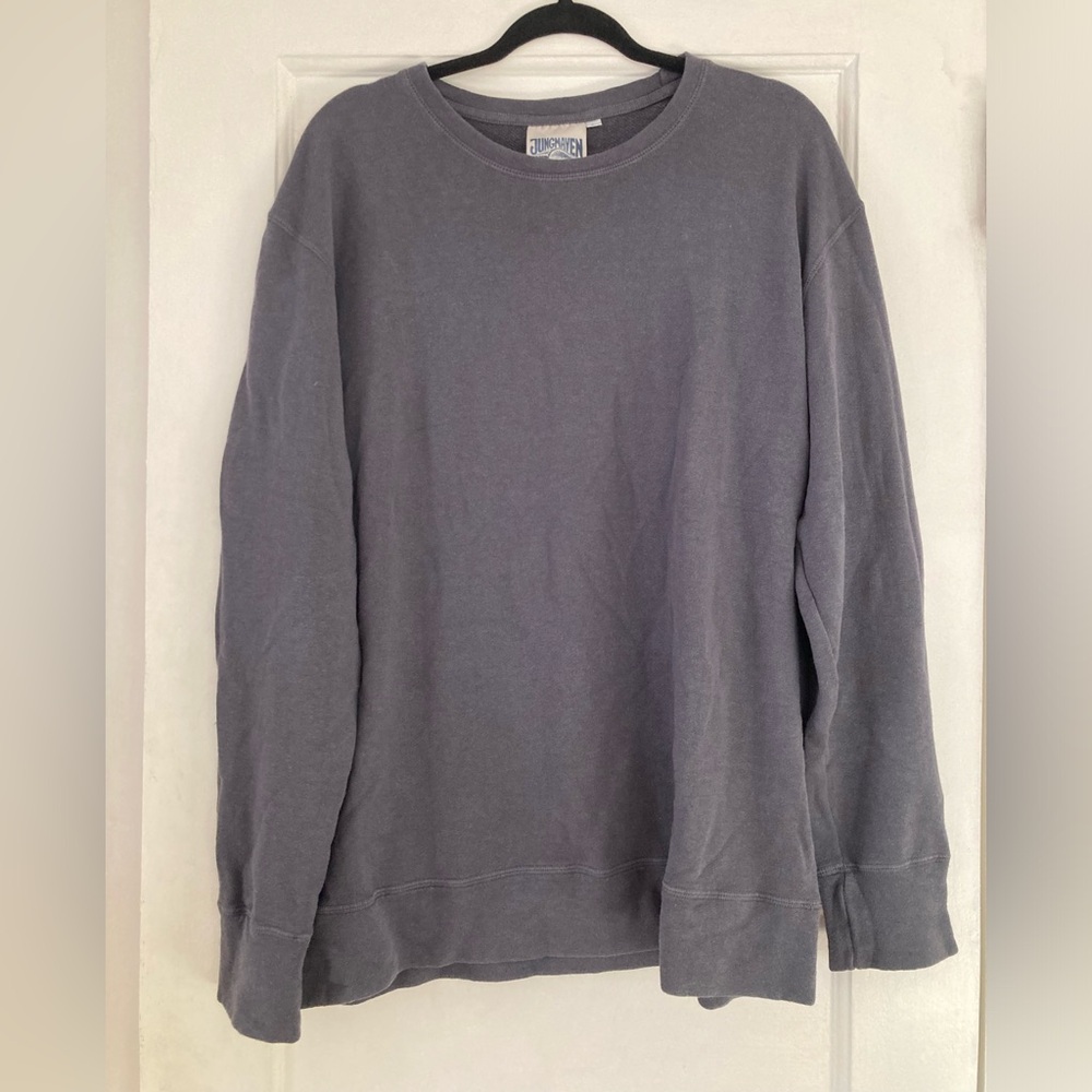 Jungmaven Charcoal Crewneck Top